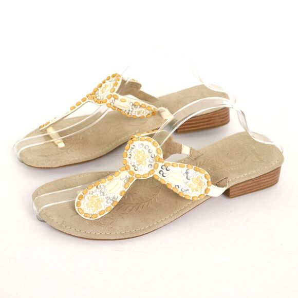 Union bay Beautiful Beaded Sandals size 9 - Picture 6 of 8